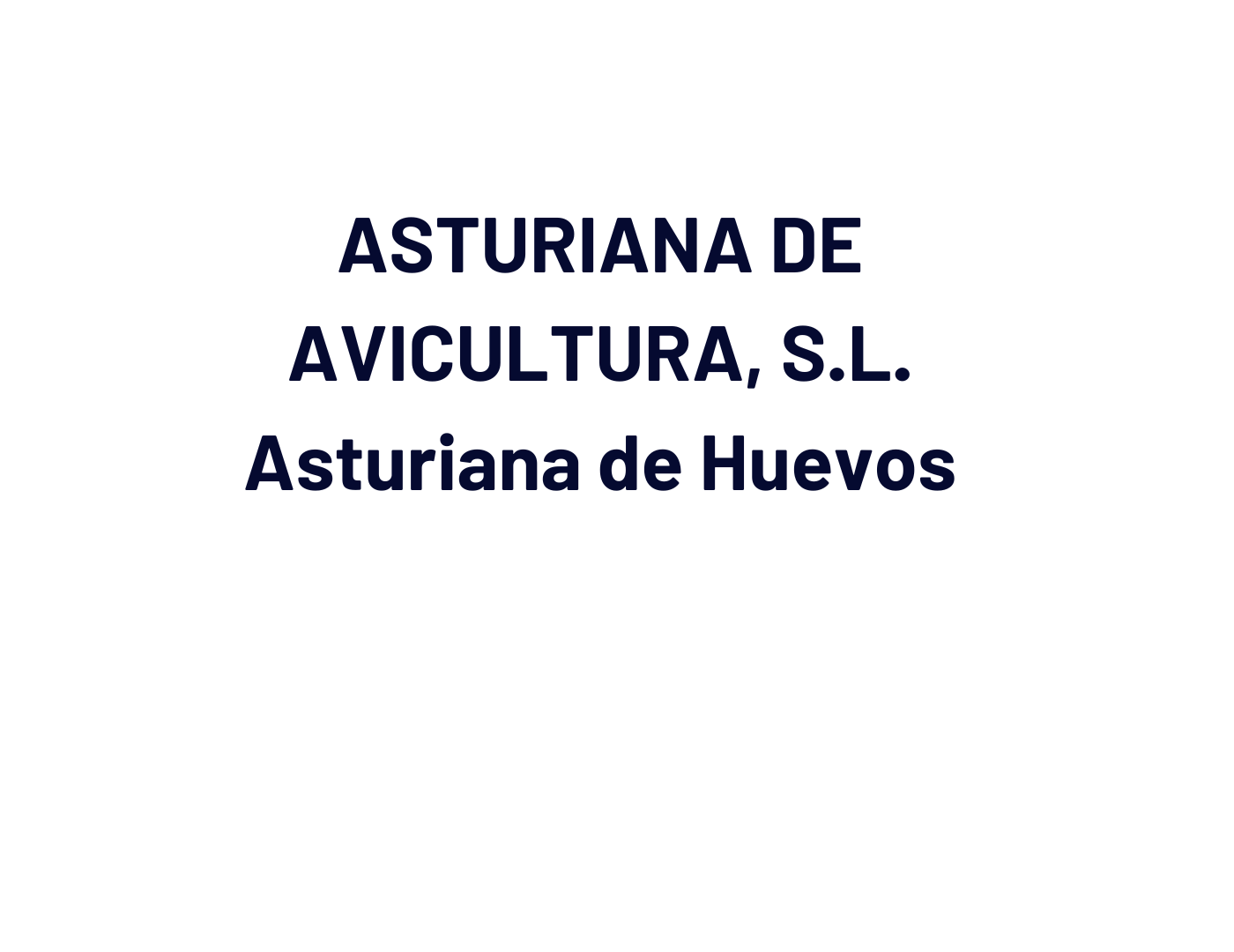 ASTURIANA DE AVICULTURA, S.L.